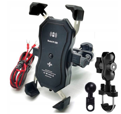 Uchwyt motocyklowy z ładowarką indukcyjną MC1W BF5 B6K
