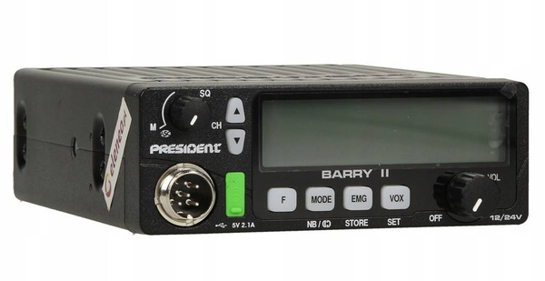 CB RADIO PRESIDENT BARRY ASC ANTENA MAGNES A3K Z9U