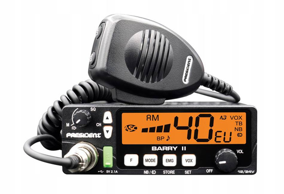 CB RADIO PRESIDENT BARRY ASC ANTENA MAGNES A3K Z9U