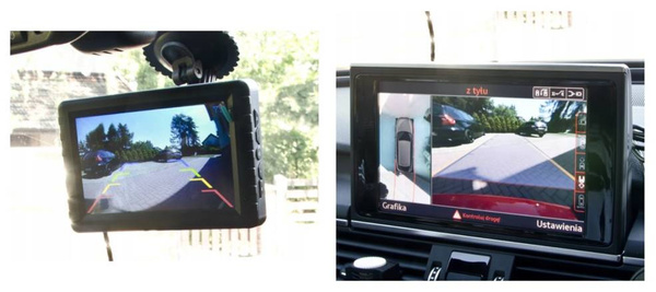 Profesjonalny zestaw cofania kamera + monitor BN4