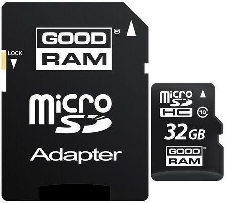 KARTA PAMIĘCI GOODRAM 32GB CLASS10 UHS1 microSDHC do rejestratora trasy XX4