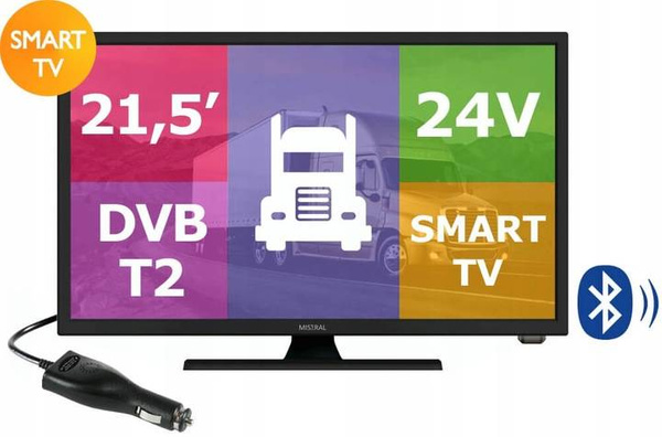 Telewizor tuner 21,5'' 12V 24V SMART wyświetlacz M02