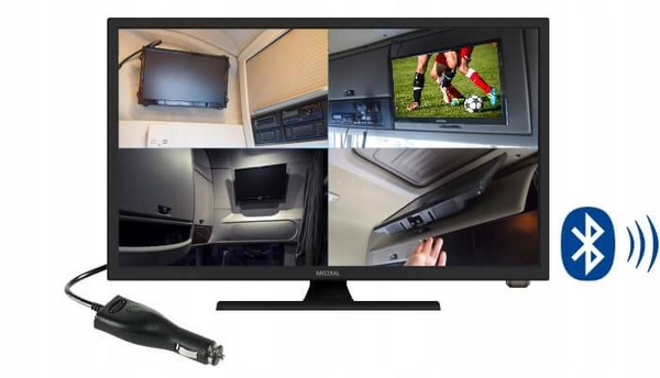 TELEWIZOR SAMOCHODOWY TV TIR 23,6 CALI 12V 24V BY4