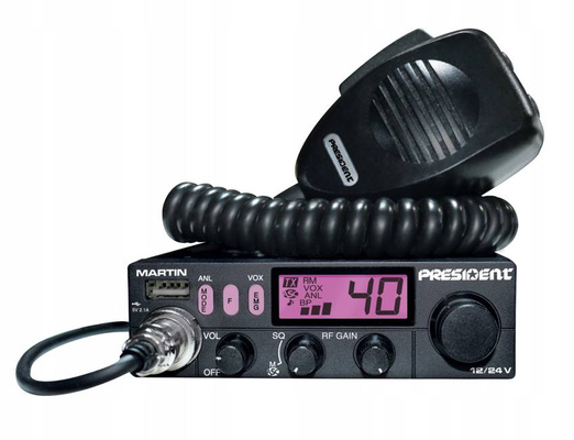 CB Radio President Martin 12/24V do ciężarówki B4U