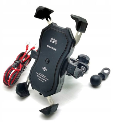 Uchwyt motocyklowy z ładowarką indukcyjną MC1W BF5 B6K