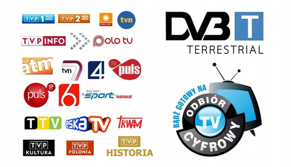 ANTENA DVBT TV MOCNA + WZMACNIACZ MAGNES TIR Z0I