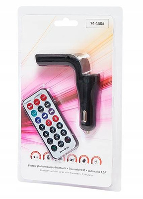 TRANSMITER FM BLUETOOTH DUAL ROZMOWY ŁADOWANIE AA9