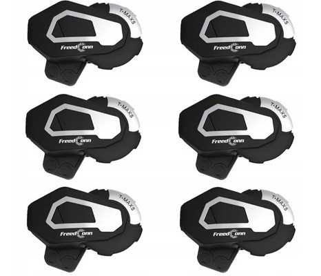 Interkom BLUETOOTH MOTOCYKL MOTOR 6x KASK B7I