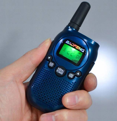 Krótkofalówki 2x walkie-talkie dla dzieci łoki toki Baofeng T6 Panda niebieskie B5HB