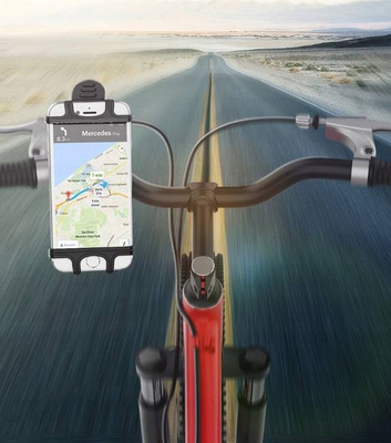 SILIKONOWY uchwyt do smartfonu na ramę roweru B7U