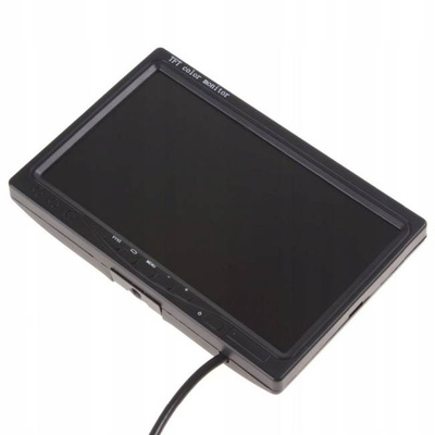 Zestaw kamera cofania hermetyczna monitor 7 12V 24V TIR BUS 4PIN 15m KABEL