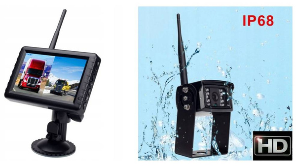 Profesjonalny zestaw cofania kamera + monitor BN4