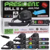 Miniaturowe mini CB Radio President Bill 2 II Plus + 12V A6P