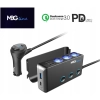Rozgałęźnik rozdzielacz rozgałęziacz gniazd zapalniczki 3 gniazda woltomierz USB-C Quick Charge 12V 24V BJ1