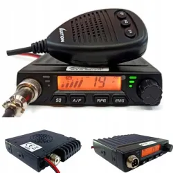 Mini małe CB Radio Luiton LT-198 wtyk zapalniczki 12V 24V ASQ B8A