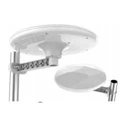 Wodoodporna dookólna antena dvb-t TV do kampera Mistral MI-ANT07 biała BR8