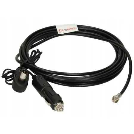 Antena naziemna dookólna DVB-T samochodowa Magnet wzmacniacz 12V 24V A5W
