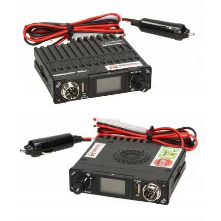 Miniaturowe mini CB Radio President Bill 2 II Plus + 12V A6P