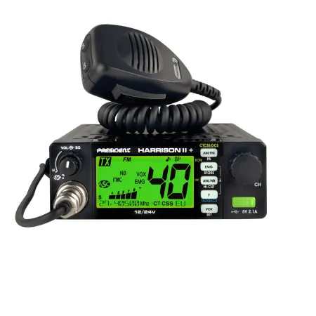 CB Radio President Harrison II 2 Plus 12V 24V CN3