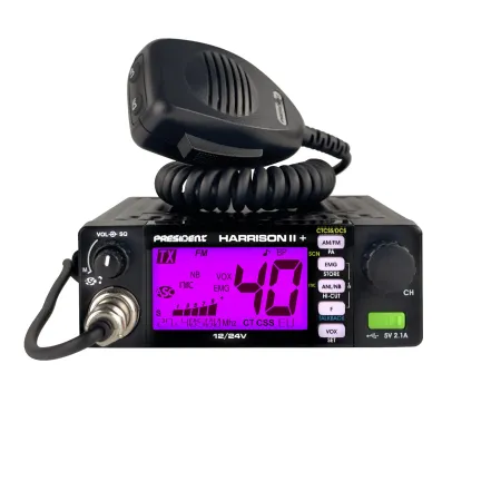 CB Radio President Harrison II 2 Plus 12V 24V CN3