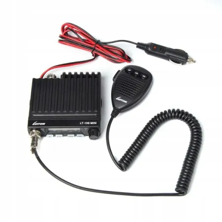 Mini małe CB Radio Luiton LT-198 wtyk zapalniczki 12V 24V ASQ B8A