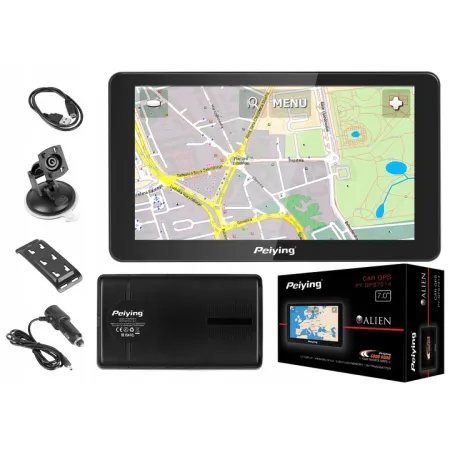 Nawigacja GPS Peiying 7 cali mapy europy dożywotnie odblokowana do iGO Primo Truck BS5