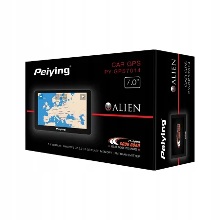 Nawigacja GPS Peiying 7 cali mapy europy dożywotnie odblokowana do iGO Primo Truck BS5