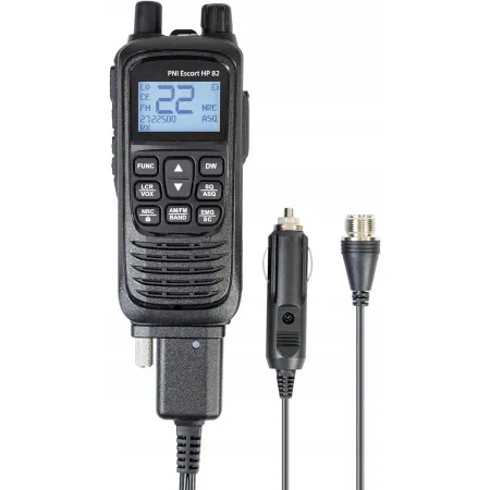 PNI Escort HP 82 CB radio ręczne przenośne adapter samochodowy 12V CX9