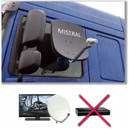 Telewizor samochodowy LED Mistral 24 cale FullHD Smart TV TIR BUS Kamper 12V 24V BY4