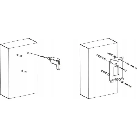Uchwyt montażowy wieszak telewizora TV 12-24 cali Mistral MI-U101 VESA kampera tira A6D