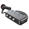 Rozgałęziacz rozdzielacz gniazd zapalniczki trójnik z USB 12/24V DC9