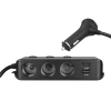 Rozgałęziacz rozdzielacz gniazd zapalniczki trójnik z USB 12/24V DC9
