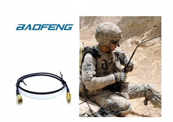 Baofeng SMA-F antena 80cm UV5R UV82 PMR +kabel B7C