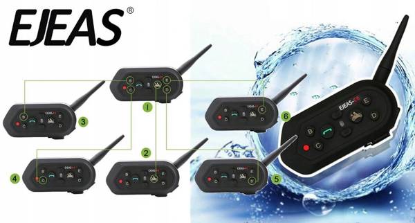 INTERKOM MOTOCYKLOWY INTERCOM BLUETOOTH E6 BN7