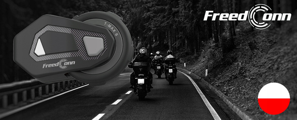 Interkom motocyklowy Bluetooth FreedConn T-Max S PRO V4 PL BZ9